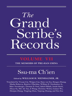 cover image of The Grand Scribe's Records, Volume VII